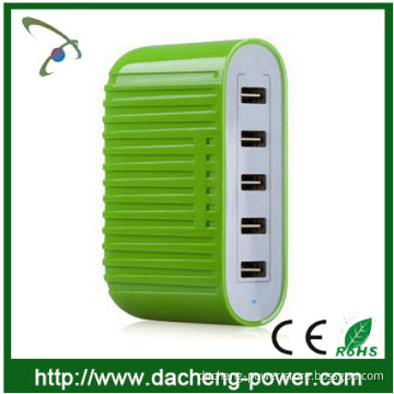 Newly 5port usb charger 5 port with usb double-side insertable